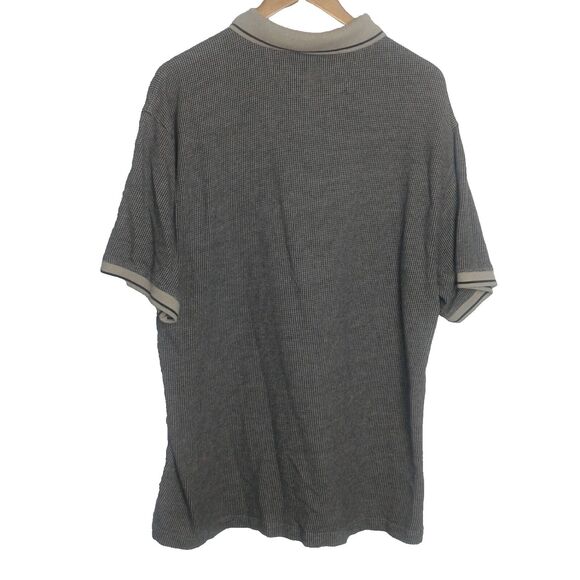 Mens Izod XL Polo Shirt Blue And Beige - Picture 4 of 4